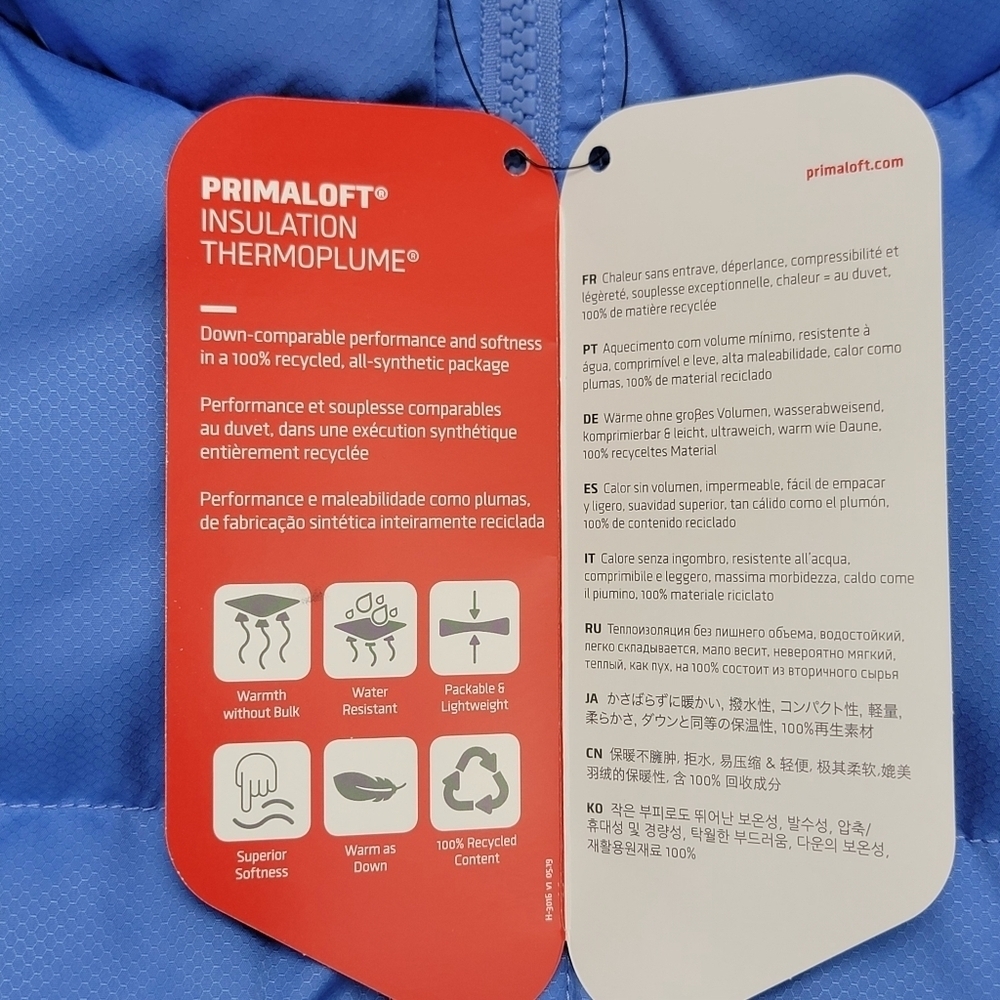 Nike Sportswear Club Puffer Loose Jacket Polar Blue FB7368-450 Mens Size XL New - Picture 9 of 10